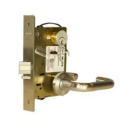 Command Access ML371EU CH 12V REX ML37 Series Electrified Sargent 8200 Series Mortise Lock, Storeroom, Fail Secure, Request to Exit, 12V, Chassis Only