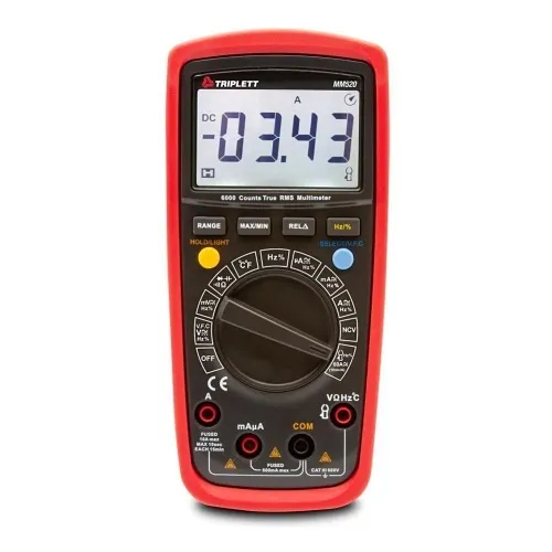 Triplett MM520 True RMS Multimeter with Low Pass Filter