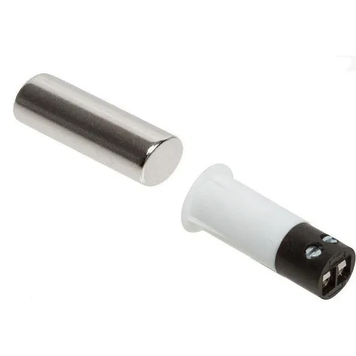 Nascom MN37100 NdFeB Grade N35 Nickel Plated Magnet, 3/8" x 1", Silver