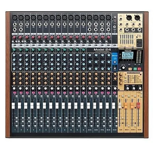 TASCAM Model 24 22-Channel Analogue Mixer with 24-Track Digital Recorder, USB 2.0, 44.1/48 kHz, 16/24Bit