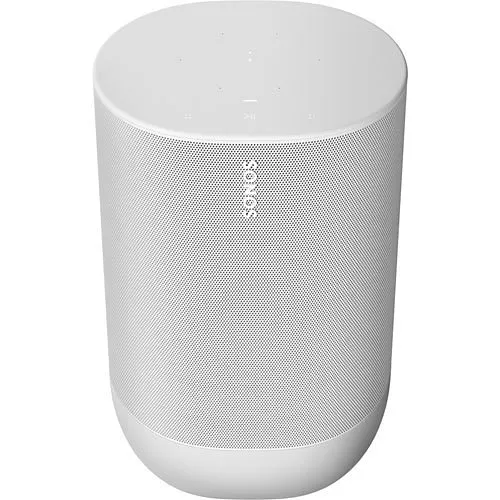 Sonos Move Portable Wi-Fi and Bluetooth Speaker, White (MOVE1US1)