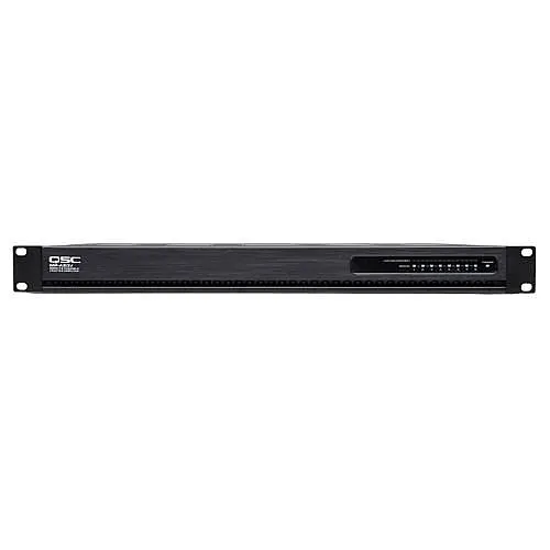 QSC MP-A80V 400W FlexAmp Hi/Lo-Z 8-Channel Amplifier, 8x 200W Power, Highpass Filter Per Channel