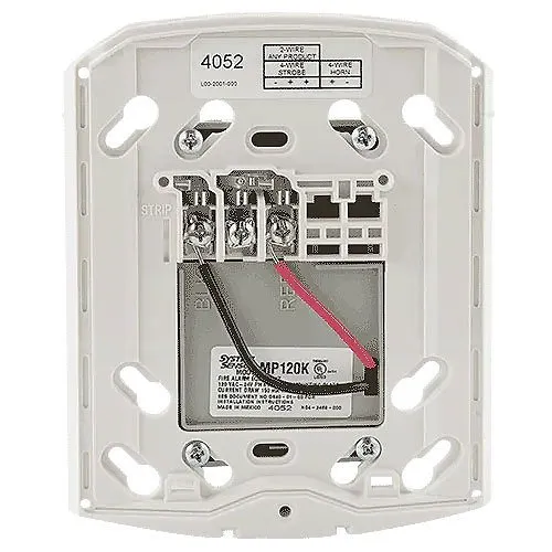 System Sensor MP120K SpectrAlert Advance 120V AC Adapter Mounting Plate