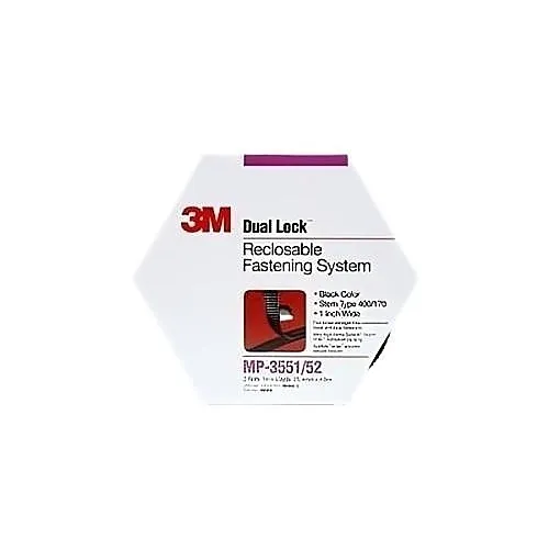 3M MP3551/MP3552 Double-Sided Tape, Dual Lock Reclosable Fastener