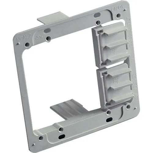 nVent CADDY MPAL2 Plastic Low Voltage Mounting Plate, 2-Gang