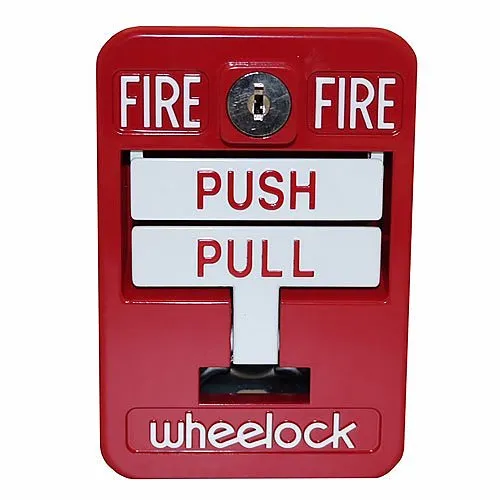 Eaton MPS-200 Indoor / Outdoor Wheelock MPS Manual Pull Station, Double Action, Red