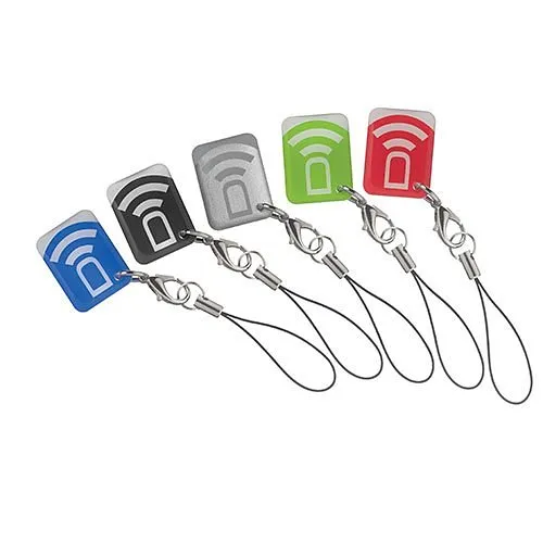 DSC MPT-8PK Mini Security System Prox Tags with Keychain Strap, 8-Pack, Multi