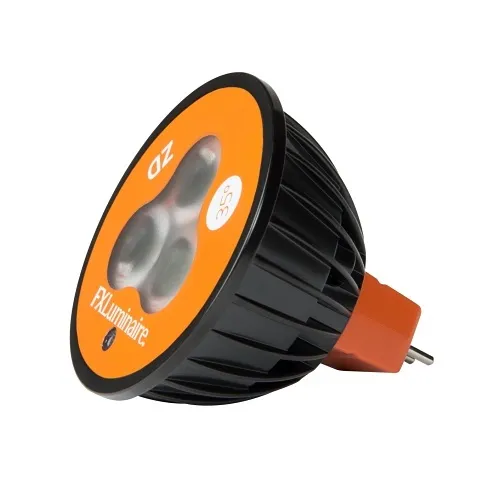 FX Luminaire MR-16-ZD-50-W-FL LED Replacement Lamp, 50W, Warm Color, Beam Wide Flood 60°