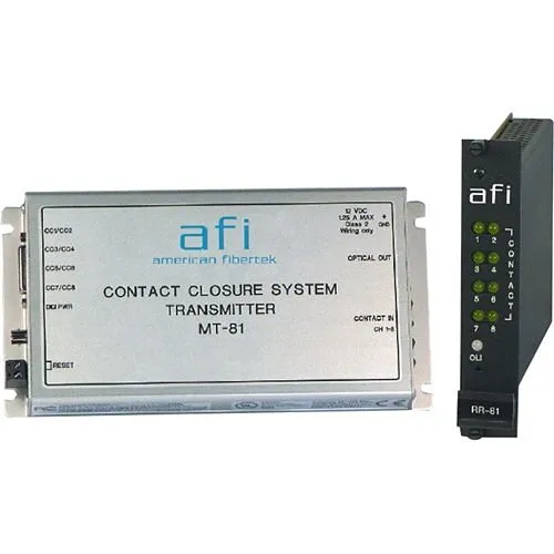AFI MR-81-280 8-Channel Contact Module Receiver, Signal Receive, Non-Latching Relays