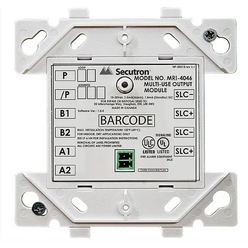 Secutron MRI-4046 Supervised Output Module