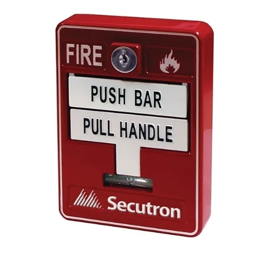 Secutron MRM-407MPU Intelligent Single Stage Manual Station MP Protocol with Additional Key Switch