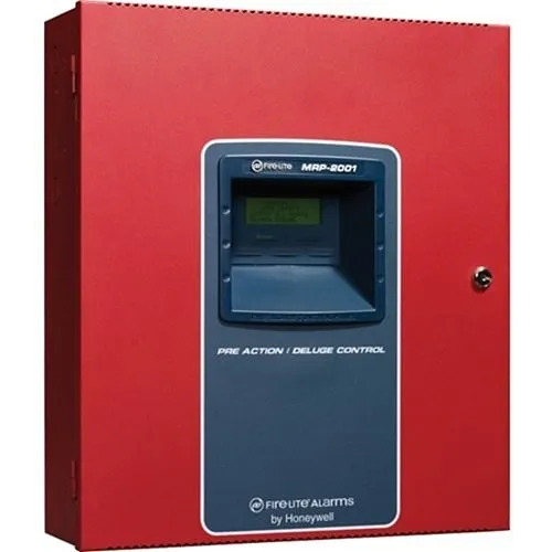 Fire-Lite MRP-2001E Six-Zone 24V Deluge-Preaction Control Panel for Single and Dual Hazard Deluge and Preaction Applications, 240V AC