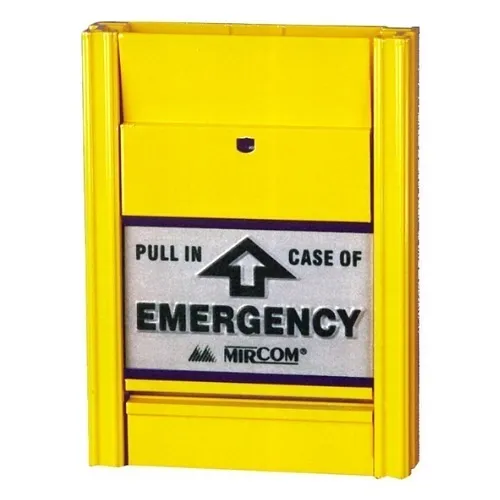 Secutron MS-404U Emergency Manual Pull Station, Yellow