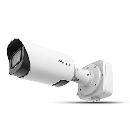 Milesight MS-C8164-FIPE 8MP 4K AI Motorized Bullet IP Camera, 2.7-13.5mm Lens, Smart IR II, WDR, White