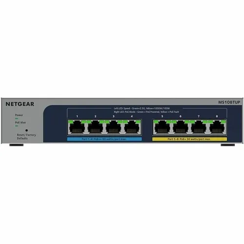 Netgear MS108TUP-100NAS 8-Port PoE++ Multigig Smart Switch