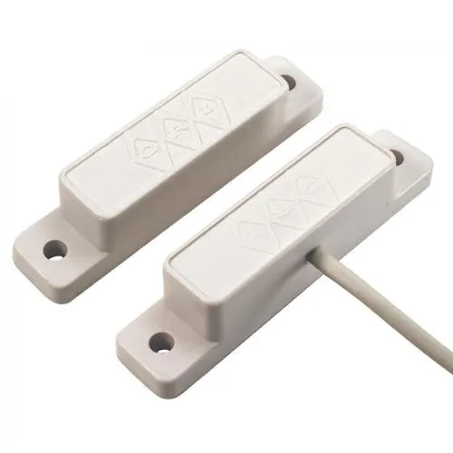 GRI MS29PA-W Magnetic Contact, Surface Mount Switch Set with Magnasphere Technology, White