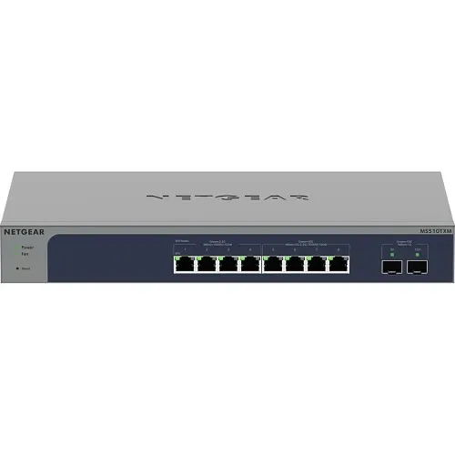 Netgear MS510TXM-100NAS 8-Port Multi-Gigabit/10G Ethernet Smart Switch, 2-Port SFP