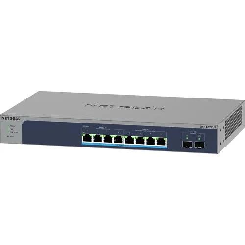 Netgear MS510TXUP 8-Port Multi-Gigabit/10G Ethernet Ultra60 PoE++ Smart Switch with 2 SFP+ Ports