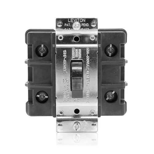 Leviton MS602-FW Non-Reversing Motor Starter Front Wire