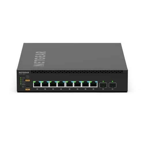 Netgear MSM4310-TAANES Fully Managed Switch, (8) 2.5G PoE++ and (2) SFP28 25G, 119-551W, TAA Compliant