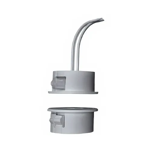 Magnasphere MSS-201C-GRAY 3/4" Recessed Closed Loop Contact with 12" Leads, Fire Rated, Gray