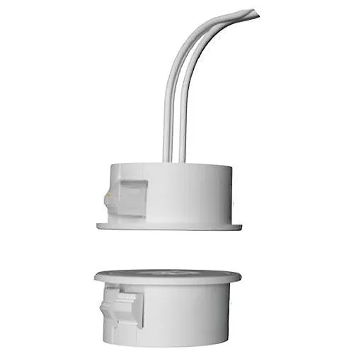 Magnasphere MSS-201C-WHT-FIRE Fire Rated Magnetic Switch with Closed Loop Contact, 3/4" Recessed Contact, 12" Leads, 5-pack, White