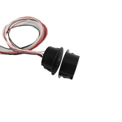 Magnasphere MSS-302C 1" Recessed/Concealed Multi-Switch Contact with Switches, Closed Loop, Black