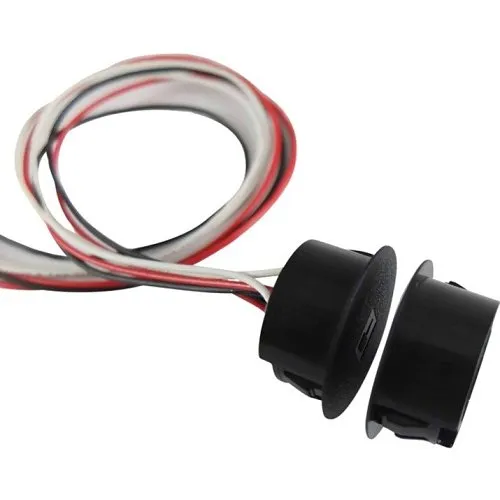 Magnasphere MSS-302C 1" Recessed/Concealed Multi-Switch Contact with Switches, Closed Loop, White