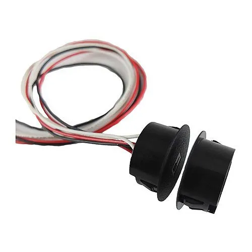 Magnasphere MSS-311C 1" Recessed/Concealed Multi-Switch Contact with Switches, Closed Loop, Open Loop, Black