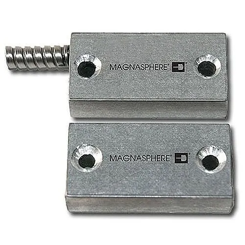 Magnasphere MSS-311S Surface Mount Multi-Switch Contact with Armored Cable, Switches, Open Loop, Closed Loop