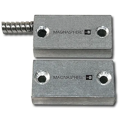Magnasphere MSS-321S-C36-L3.5 MSS-300 Series Surface-Mount Contact with Armored Cable, 2-Open Loops, 1-Closed Loop