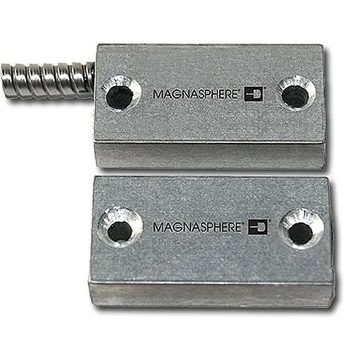 Magnasphere MSS-321S Surface Mount Multi-Switch Contact with Armored Cable, Switches, Open Loop, Closed Loop