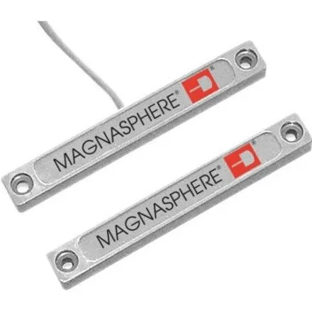 Magnasphere MSS-89SL 4" Surface Mount Contact Open Loop with 12" Jacketed Leads, Universal Mounting, White