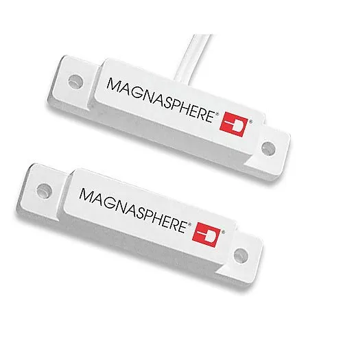 Magnasphere MSS-K24S 2.5" Surface Mount Contact Closed Loop with 12" Jacketed Leads, White