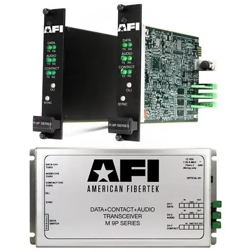 AFI MT-9P9C 1-Fiber Bi-directional Multi-Mode Contact Module Transmitter