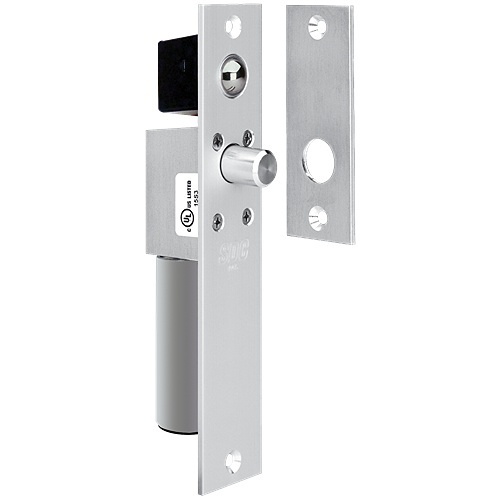 SDC 1291AHYD 1291A Right Angle Electric Bolt Lock, Door Position Status, Dull Black