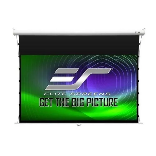 Elite Screens MT110XWH3-E12 Manual Tab-Tension 3 Matte White Pull-Down Screen