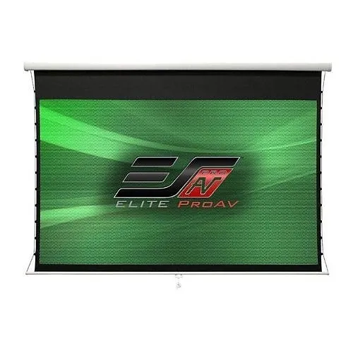 Elite Screens MT123NWX2 Manual Tab-Tension Pro Series 123" CineWhite UHD 4K Ultra HD Pull-Down Projection Screen, White
