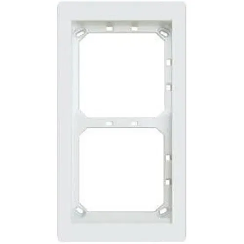 Alpha MT2W 2HX1W Module Panel Frame, White
