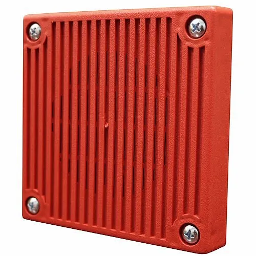 Eaton Wheelock MT4-115-R MT4 Multitone Horn, Surface or Flush, Wall/Ceiling, 115 VAC, Red