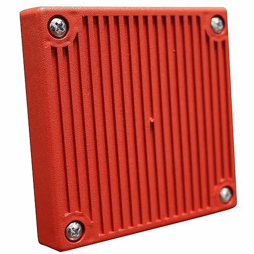 Eaton Wheelock MT4-115-R MT4 Multitone Horn, Surface or Flush, Wall/Ceiling, 115 VAC, Red