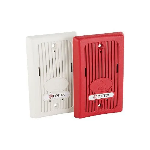 Potter MTW-120MH MT Mini Horn 120V AC Mini Horn, White