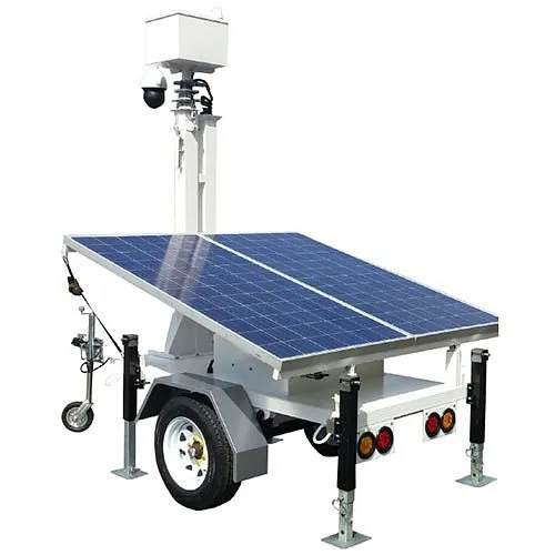 IV&C MVT-3002 Stand-Alone Lightweight Mobile Surveillance Trailer