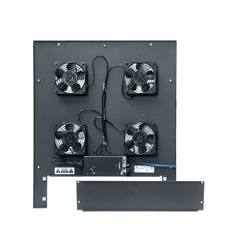 Middle Atlantic MW-4QFT-FC Fan Top with Controller for WR, WRK, MRK, VRK, VMRK, and DRK Racks, 220 CFM, 4" Fans