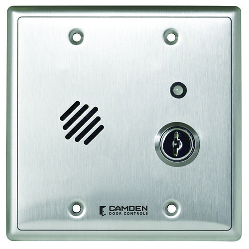 Camden CX-DA400 Line Powered 2-Gang Door Monitor Alarm, 4-Input, 5-Output, Stainless Steel Faceplate