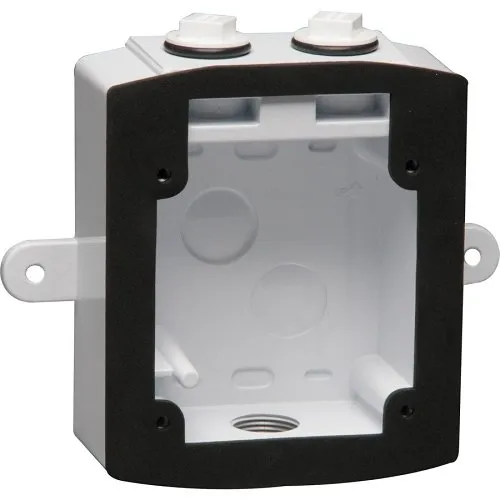System Sensor MWBBW Metal Wall Mount Weatherproof Back Box, White