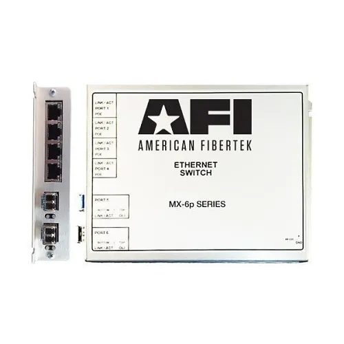 AFI MX-6P-POE Mini Port Ethernet Switch with PoE