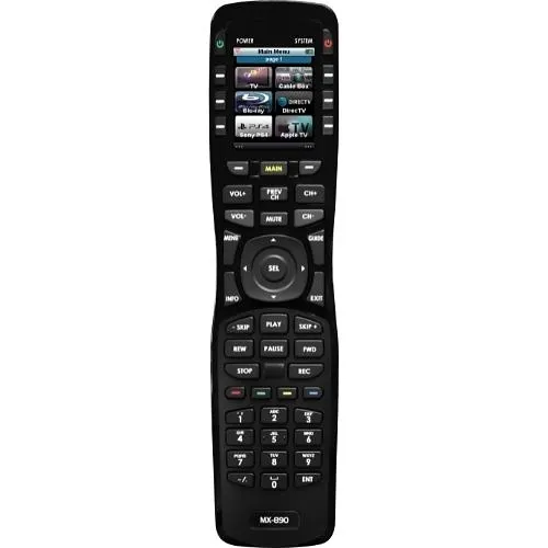 URC MX-890 Programmable IR/RF Remote Control with 2" Color LCD Screen