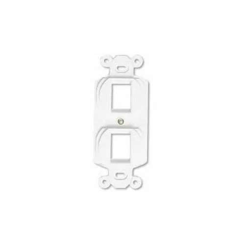 Siemon MX-D4Z-01 4-Port Mounting Frame, Support 4-Flat, Angled MAX or Z-MAX Outlets