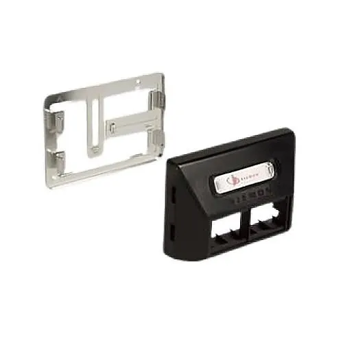 Siemon MX-UMA-02 Access Control Housing, Modular Furnace Adapter, Maximum Universal, 4-Openings, MX Series, White